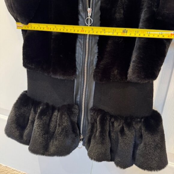 Rebecca Taylor Faux Fur Peplum Jacket - Picture 11 of 12